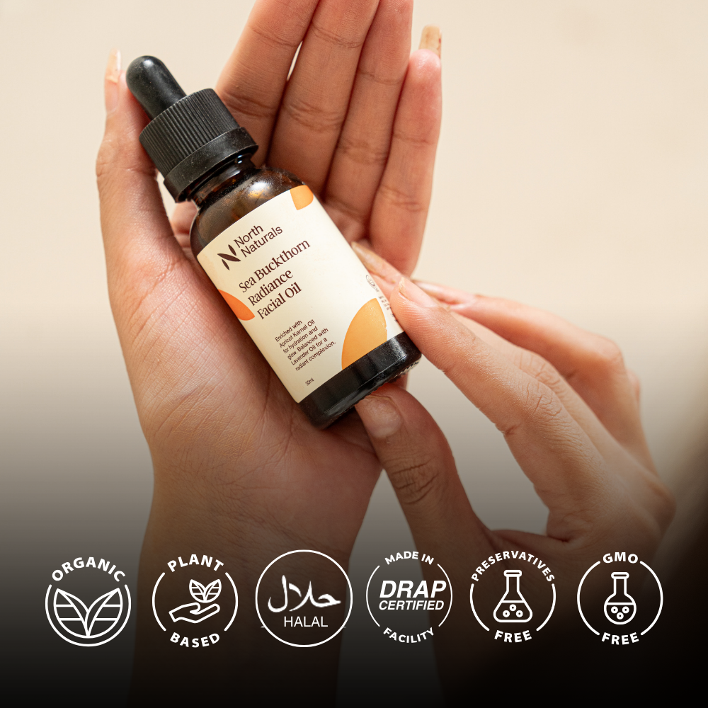 best organic Sea Buckthorn face oil for glowing skin in Pakistan